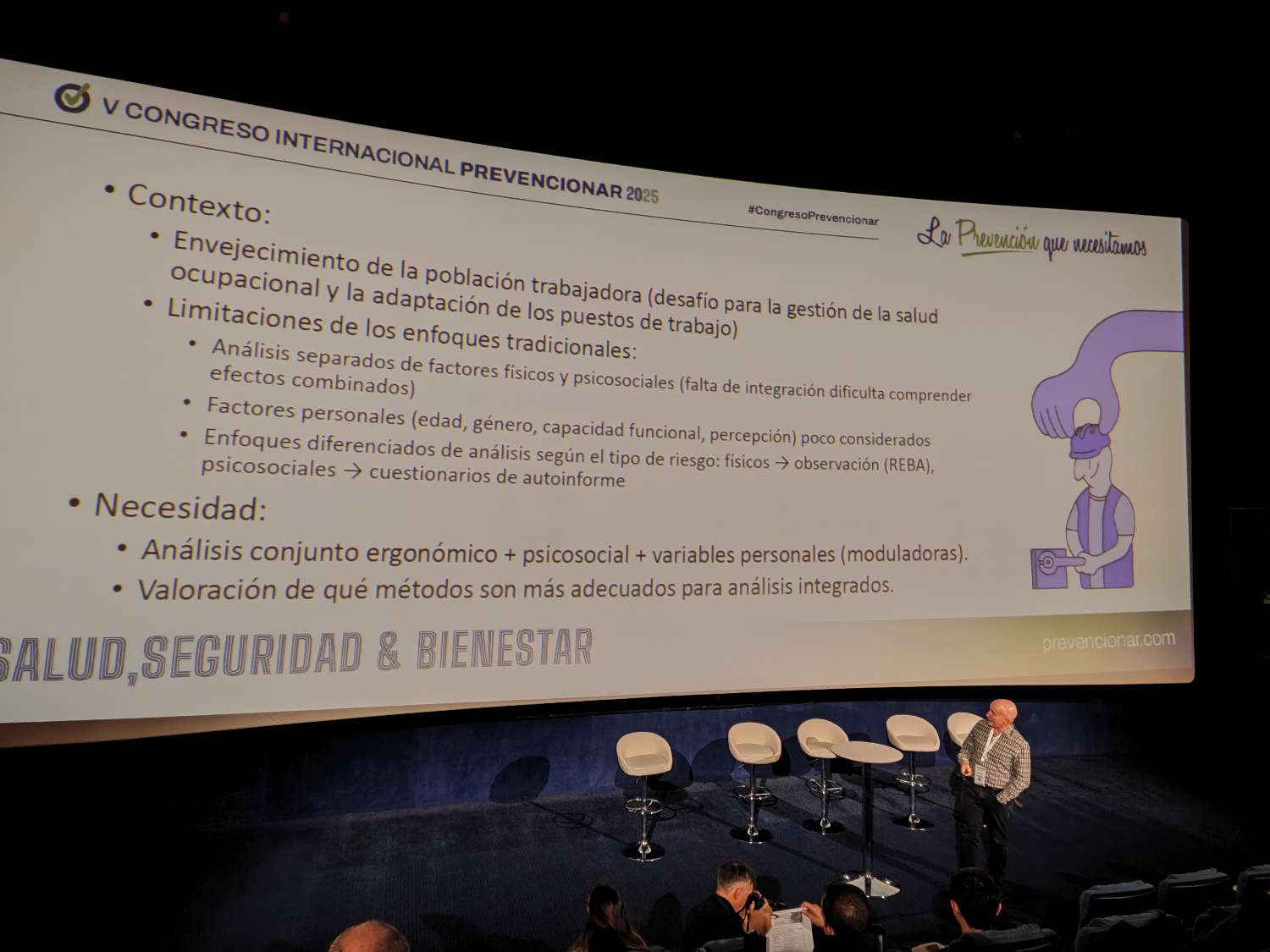 Ergo/IBV gana el premio al mejor paper en el V Congreso Prevencionar