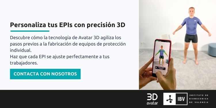 Personaliza tus EPIs con la precisión de Avatar 3D