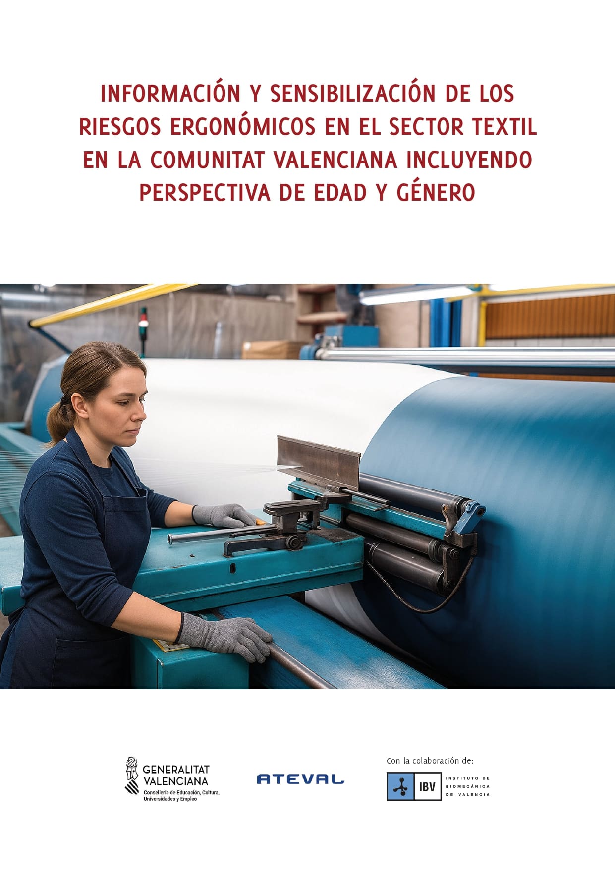 Guía prevención de riesgos ergonómicos sector textil
