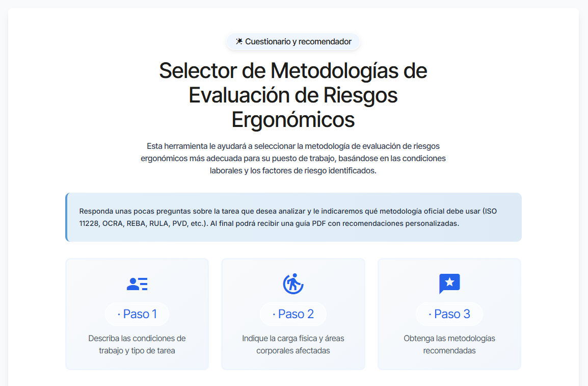 Capturas selector modulos ERGOIBV